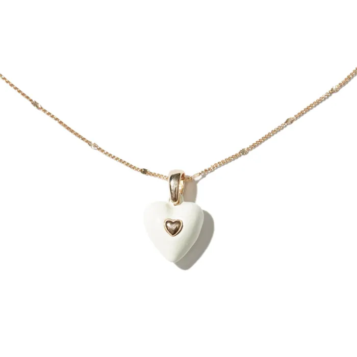 shopsnackbreak Babe Necklace in First Snow Necklaces