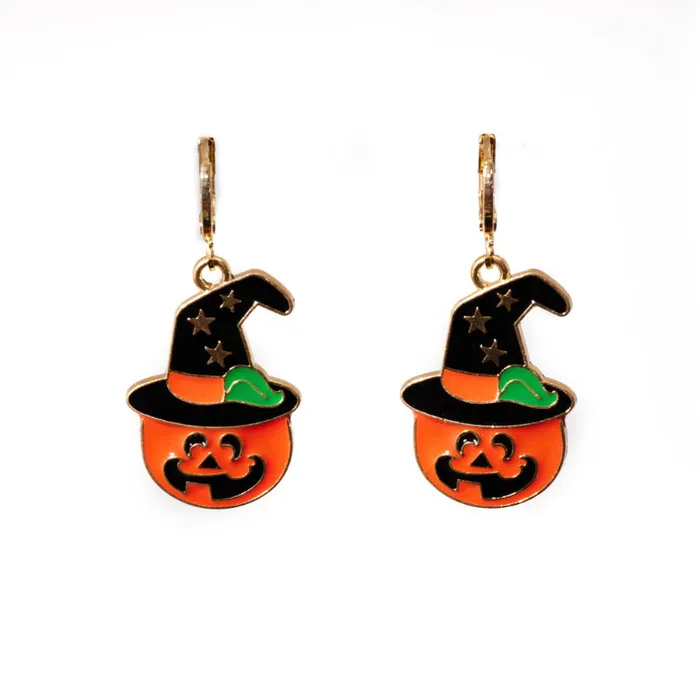 shopsnackbreak Earrings Pumpkin Wizard Earrings