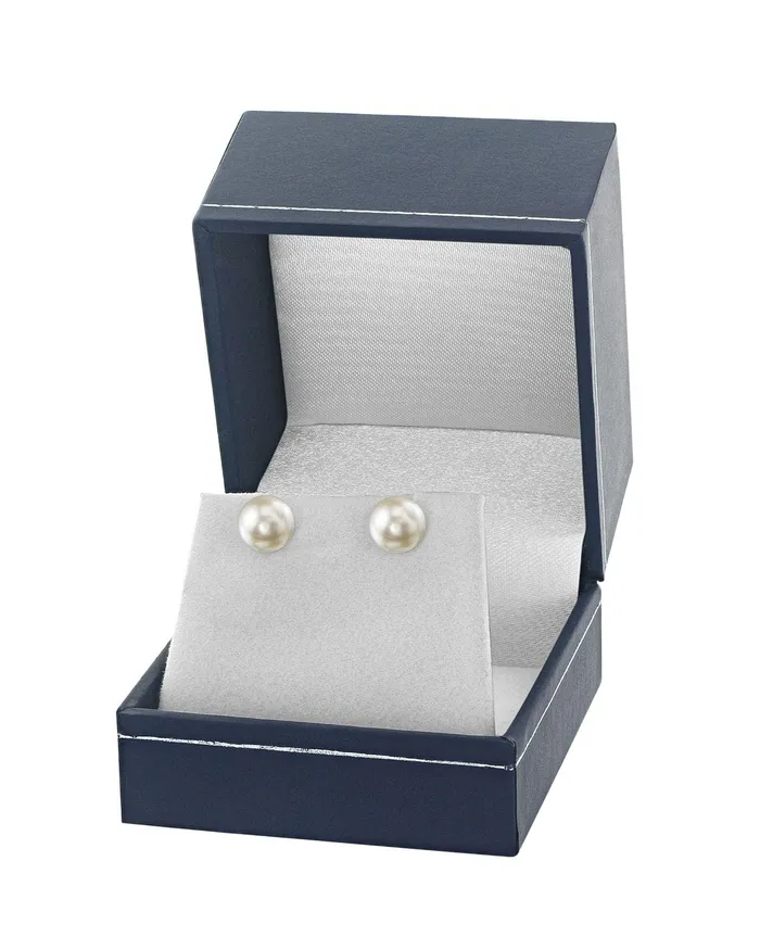 SPT Earrings 8590mm White Akoya Round Pearl Stud Earrings