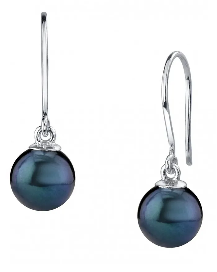 SPT Earrings Black Akoya Pearl Linda Earrings