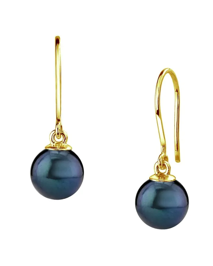 SPT Earrings Black Akoya Pearl Linda Earrings SPT Earrings Black Akoya Pearl Linda Earrings