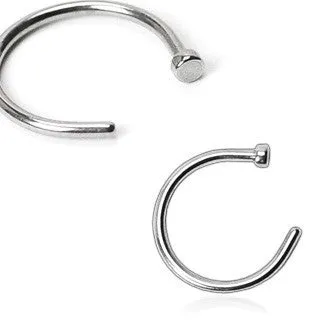 Stainless Nose Hoop Tulsa Body Jewelry Earrings