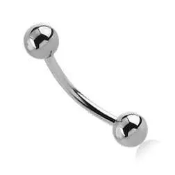 Tulsa Body Jewelry 18g Stainless Curved Barbell Bracelets