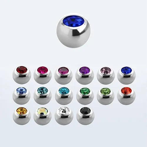 Tulsa Body Jewelry Bracelets 14g Stainless CZ Curved Barbell Tulsa Body Jewelry Bracelets 14g Stainless CZ Curved Barbell