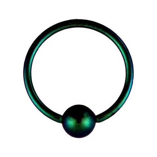 Tulsa Body Jewelry Rings 16g Titanium Captive Bead Ring