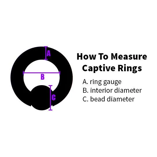 Tulsa Body Jewelry Rings 16g Titanium Captive Bead Ring Tulsa Body Jewelry Rings 16g Titanium Captive Bead Ring