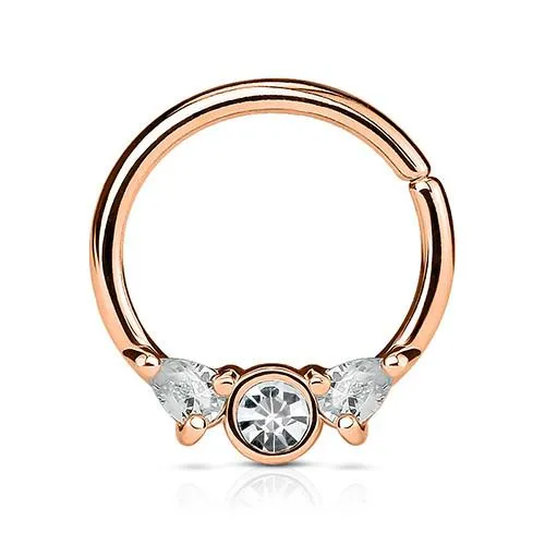 Tulsa Body Jewelry Rings CZ Continuous Ring
