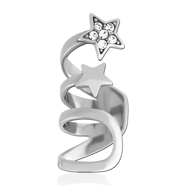 Tulsa Body Jewelry Shooting Star Ear Cuff Earrings