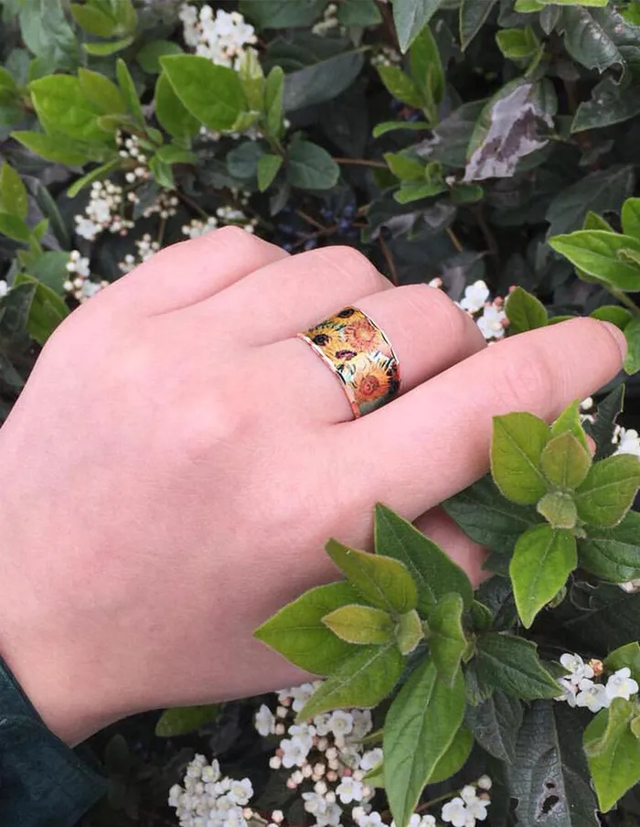 Van Gogh Sunflowers Ring artuckycom Rings